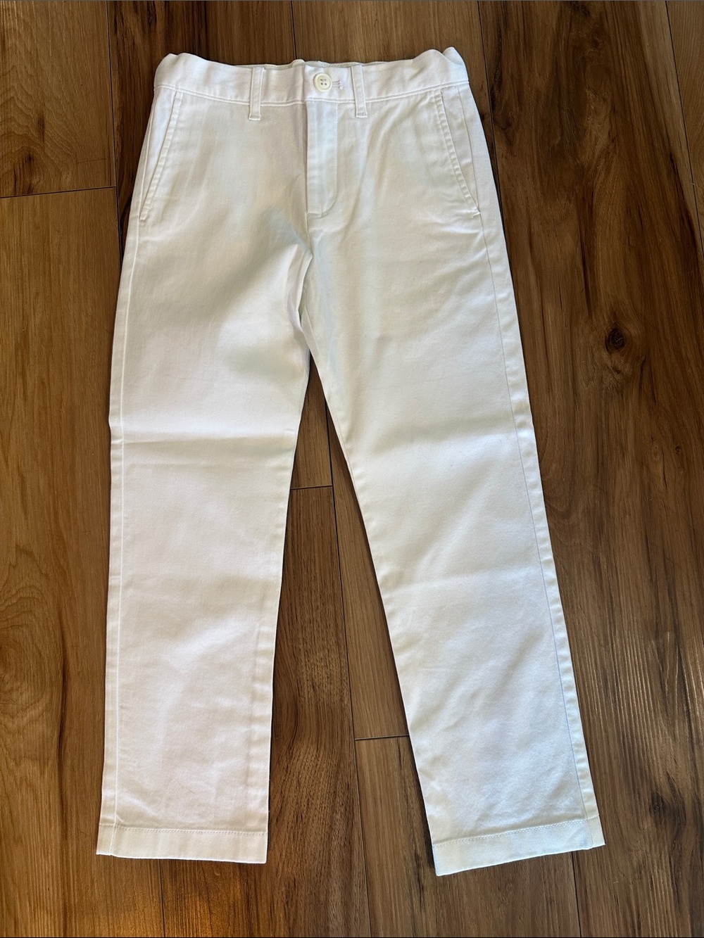 Crewcuts White Slim-Fit Trousers size 7